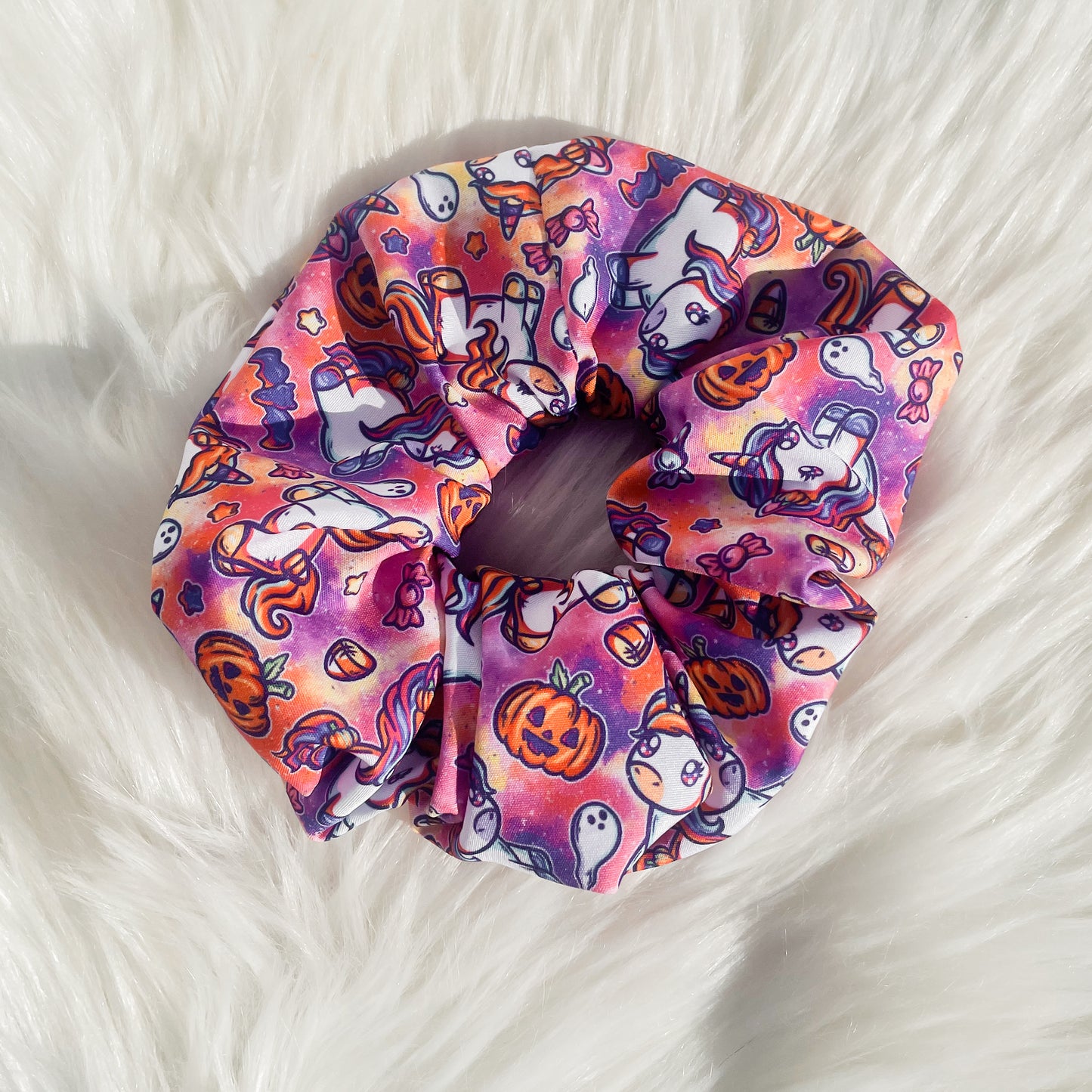 Halloween Unicorns Scrunchie